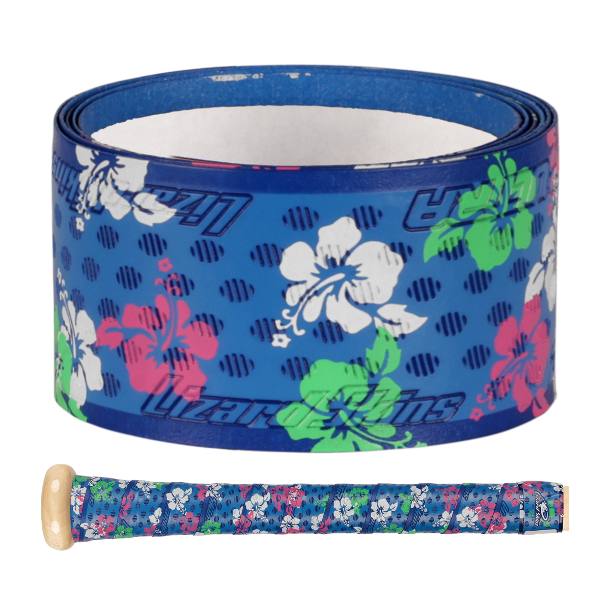 DSP Ultra Bat Grip-Blue Floral